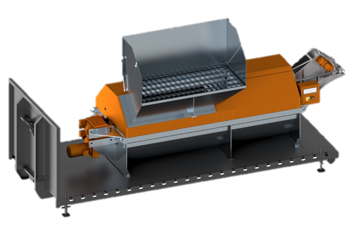 Recycling system with a dosing buffer for small quantities