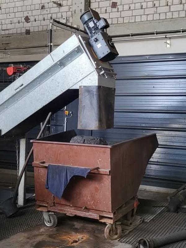 Recycling plant as the first stage of a CP treatment plant